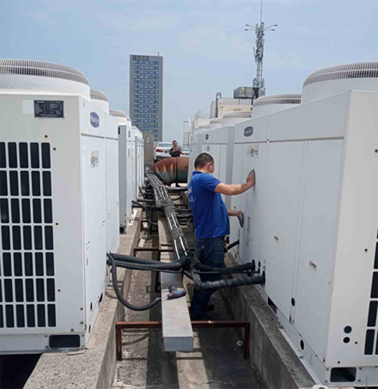 子长中央空调制热和不制冷系统维修方法